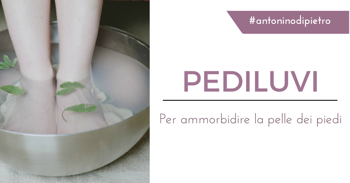 Pediluvi con bicarbonato: un aiuto per ammorbidire la ...