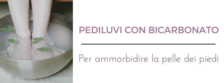 Pediluvi con bicarbonato: un aiuto per ammorbidire la pelle dei piedi